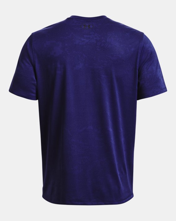 Camiseta de manga corta UA Tech™ Vent Jacquard para hombre, Blue, pdpMainDesktop image number 5